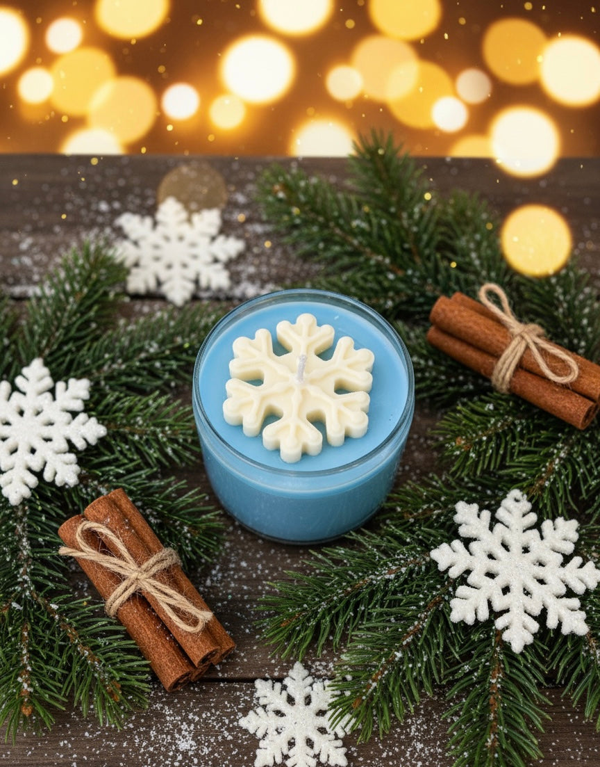Snowflake Jar Candle