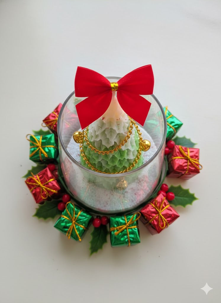 Christmas Tree Jar Candle