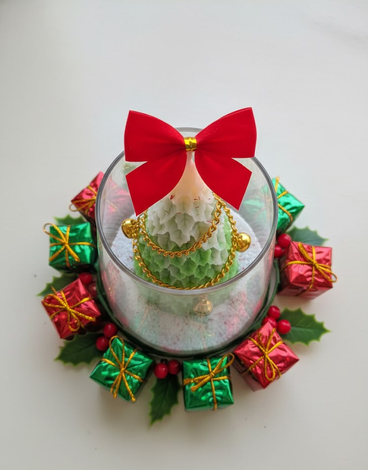 Christmas Tree Jar Candle