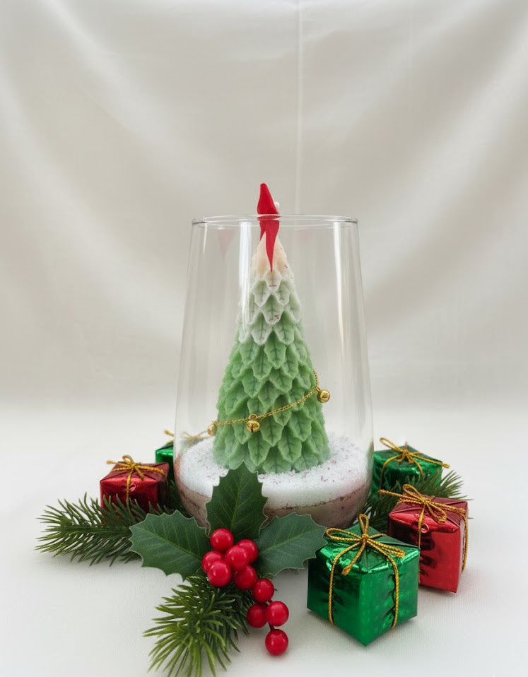 Christmas Tree Jar Candle