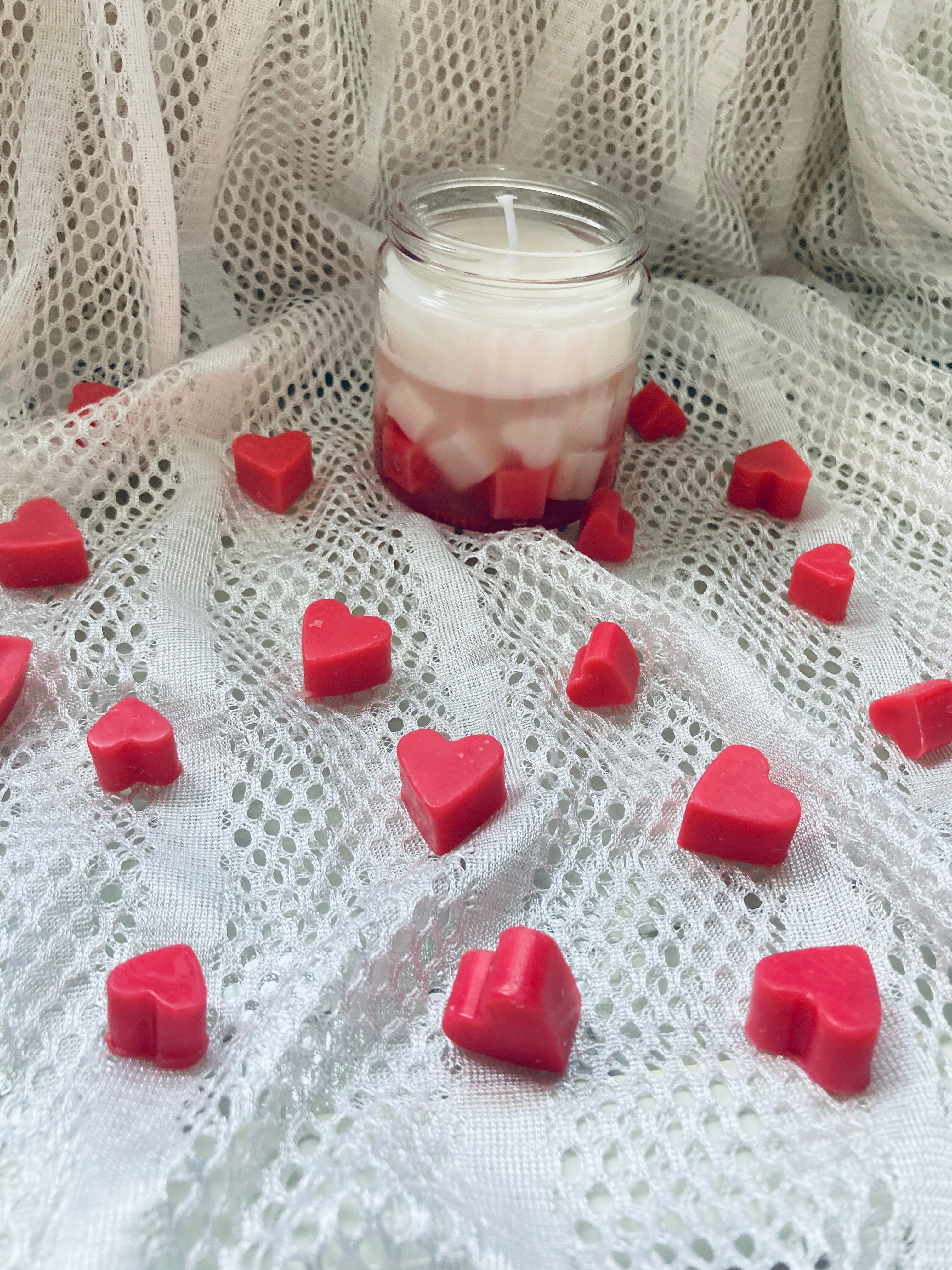 Heart Jar Candle